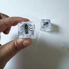Ultimate Prankster Variety Set - Funny Water Spray Ring, Nail-Through-Finger Illusion, and Realistic Insect Ice Cube Gags - 3-in-1 Classic Party Prop Kit