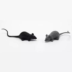 Realistic Mini Mouse Prank Toy - Interactive Scaring Prop for Halloween and High-Energy Chase Toy for Cats