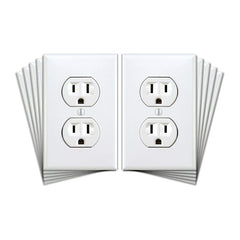 Realistic Fake Power Outlet Wall Decal - Hilarious Office Prank Sticker & Vinyl Wall Graphic for April Fools' Day