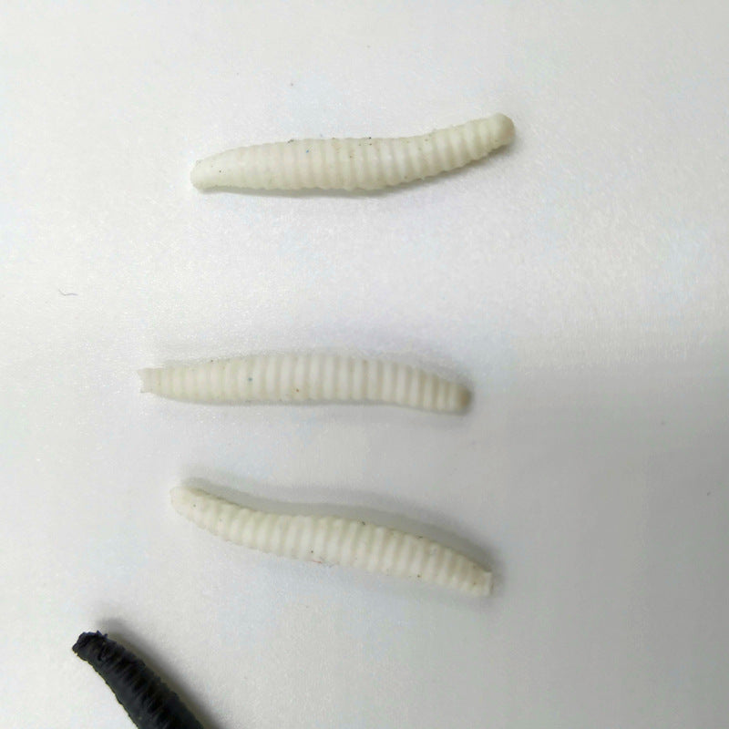 Realistic Fake Maggots Set - Soft Rubber Novelty Larvae for Hilarious Halloween Pranks and Spooky Decorations
