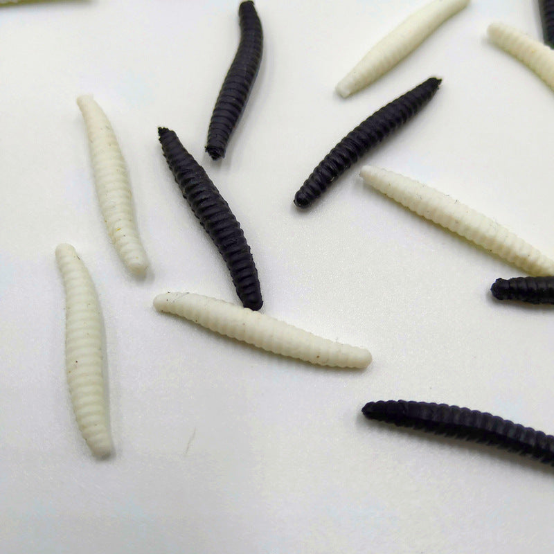 Realistic Fake Maggots Set - Soft Rubber Novelty Larvae for Hilarious Halloween Pranks and Spooky Decorations