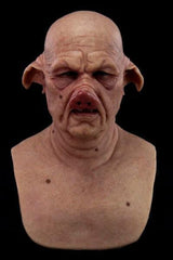 Gruesome Pig Head Horror Mask - Realistic Latex Animal Headgear for Haunted House Props and Dark Series Cosplay