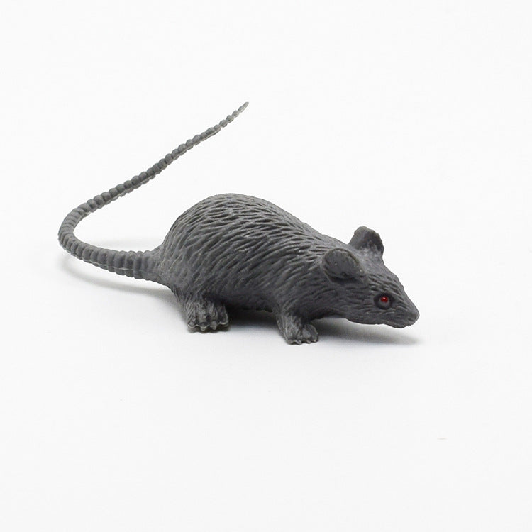 Realistic Mini Mouse Prank Toy - Interactive Scaring Prop for Halloween and High-Energy Chase Toy for Cats