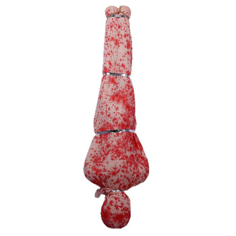 Inflatable "Body Bag" Shroud Prop - Realistic Hanging Dead Body Horror Ornament for Outdoor Yard Displays, Haunted Houses, and Escape Room Scene Layouts