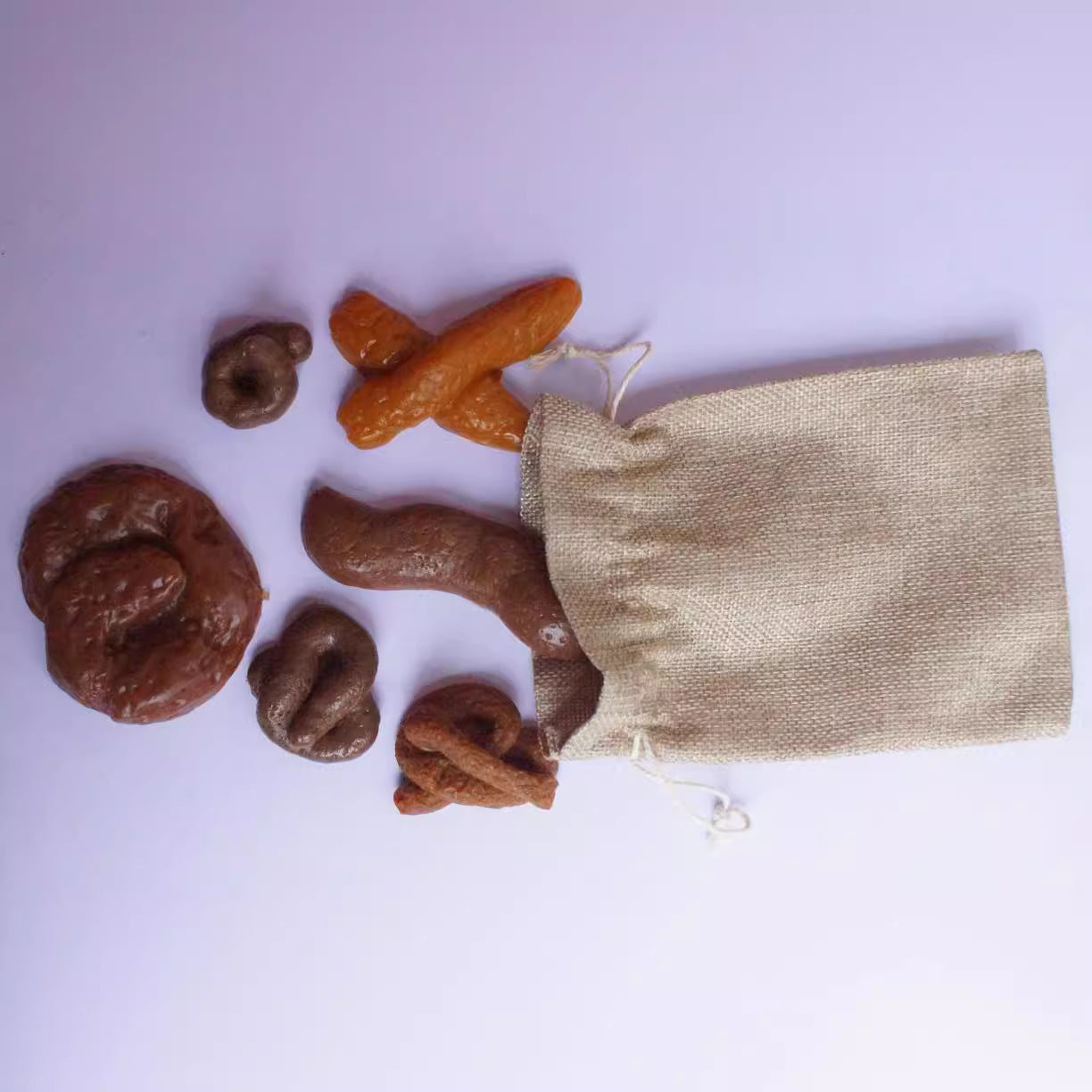 Realistic Prank Fake Poop Set - Soft Novelty Turd Toys for Funny Gags and Creative Party Jokes