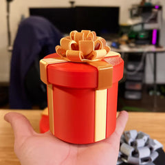 Ultimate Nested Screw Prank Gift Box - 3D Printed Triple-Layer Hidden Compartment for Hilarious Holiday Gifting