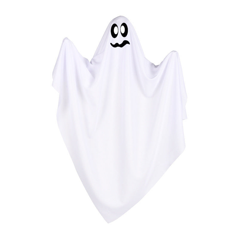 Spooky Floating White Hanging Ghosts - Versatile Expression Ghost Pendants for Halloween Porch, Yard, and Haunted House Atmosphere Decor
