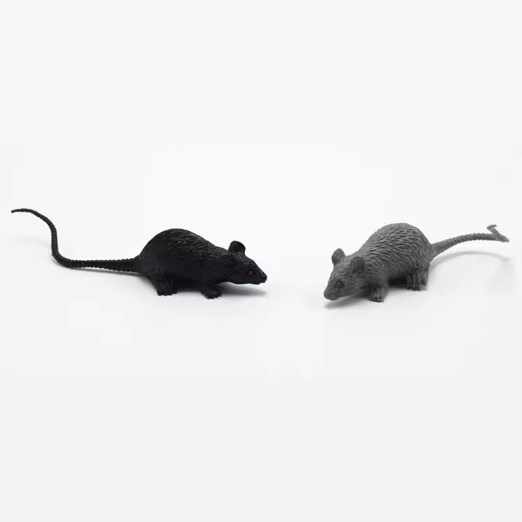 Realistic Mini Mouse Prank Toy - Interactive Scaring Prop for Halloween and High-Energy Chase Toy for Cats