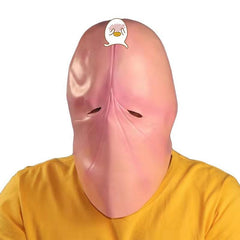 Hilarious Novelty Expression Mask - Funny Spoof Full-Head Hood for Halloween Costumes, Pranks, and Comedy Performances