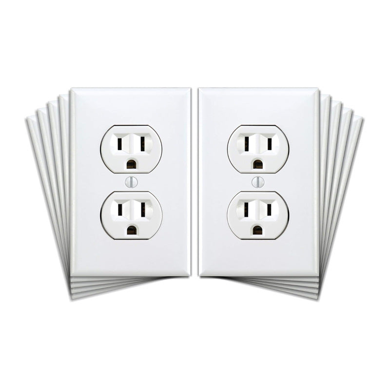 Realistic Fake Power Outlet Wall Decal - Hilarious Office Prank Sticker & Vinyl Wall Graphic for April Fools' Day