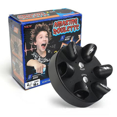 Interactive Finger Roulette Game - Multi-Player Reaction & Nerve Challenge - Portable Tabletop Strategy Toy for Social Gatherings and Family Game Night