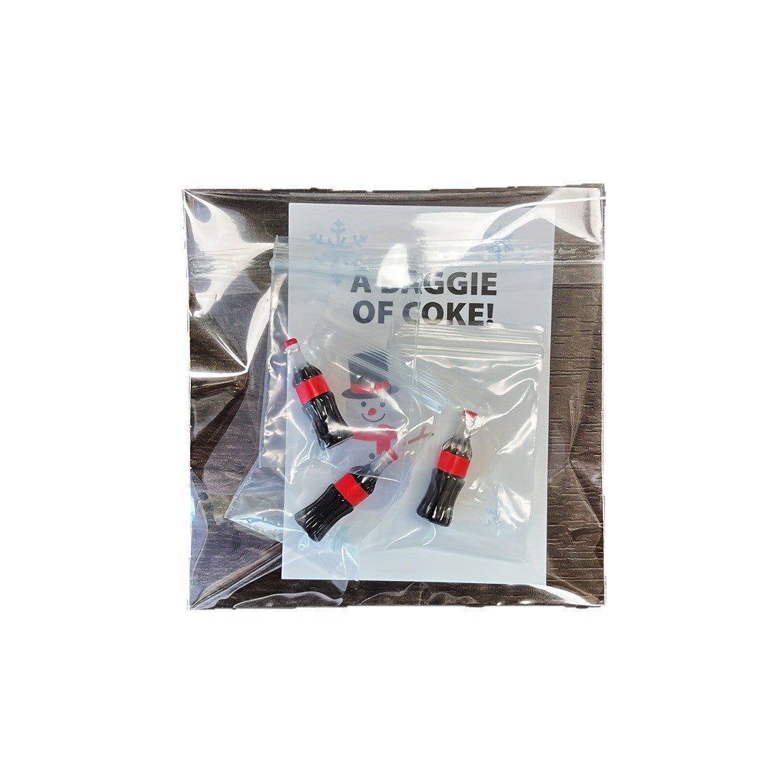 Realistic Miniature Soda Bottle Prank - Novelty Resin Keychain & Gag Gift for Party Favors and Stocking Stuffers
