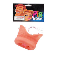 Realistic Pig Nose Costume Prop - Funny Simulation Snout with Elastic Band - Hilarious "Piggy" Prank Accessory for Halloween, School Plays, and Kids' Parties