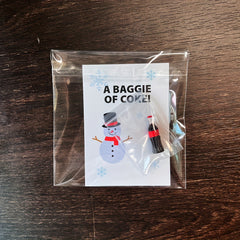 Realistic Miniature Soda Bottle Prank - Novelty Resin Keychain & Gag Gift for Party Favors and Stocking Stuffers