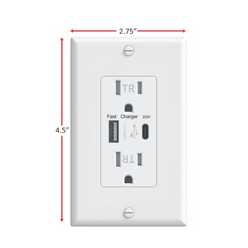 Realistic Fake Power Outlet Wall Decal - Hilarious Office Prank Sticker & Vinyl Wall Graphic for April Fools' Day