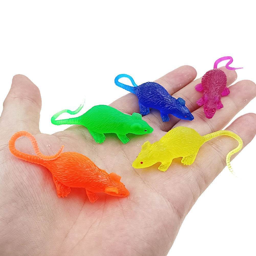 Realistic Mini Mouse Prank Toy - Interactive Scaring Prop for Halloween and High-Energy Chase Toy for Cats