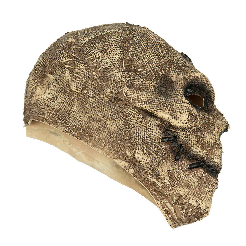 "Eternal Reaper" Skull Mask - Professional Realistic Latex Headgear for Halloween Ball Parties, Gothic Cosplay, and Haunted House Performance Props