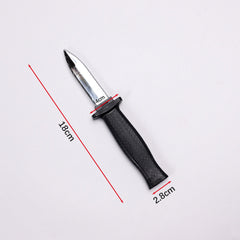 Collapsible Stage Prop Knife - Realistic Retractable Performance Accessory - Durable Novelty Toy for Theater, Cosplay, and Film Productions