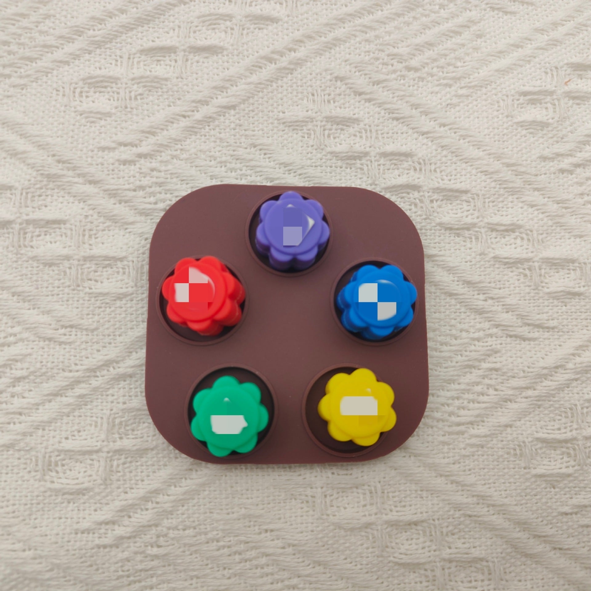 Traditional Korean Jacks Game Set - Hand-Stitched Fabric Weighted Stones for Stress Relief and Indoor Party Fun
