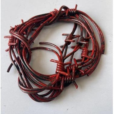 Realistic Rusty Prisoner Chains - Lightweight Plastic Shackles and Prop Links for Haunted House, Escape Room, and Masquerade Costume Decor