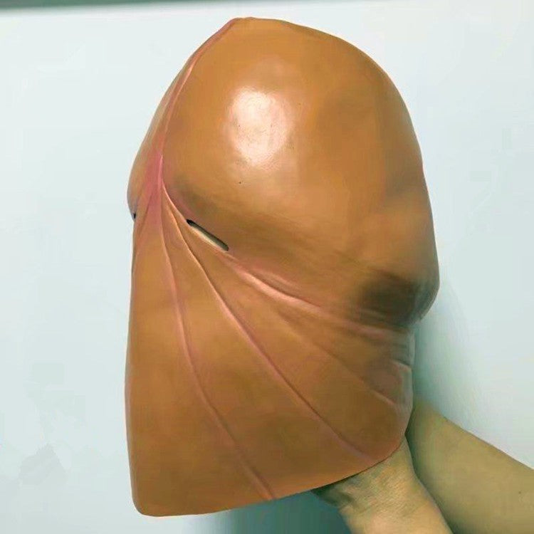 Hilarious Novelty Expression Mask - Funny Spoof Full-Head Hood for Halloween Costumes, Pranks, and Comedy Performances