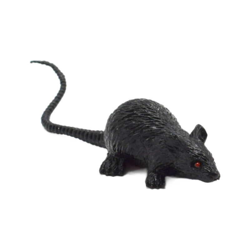 Realistic Mini Mouse Prank Toy - Interactive Scaring Prop for Halloween and High-Energy Chase Toy for Cats