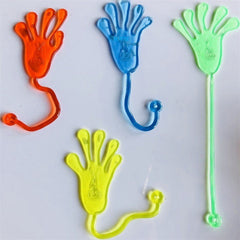 Sticky Giant Wall Climber Hands - Stretchable Jelly Palm Toys for Party Favors & Retro Goodie Bag Fillers
