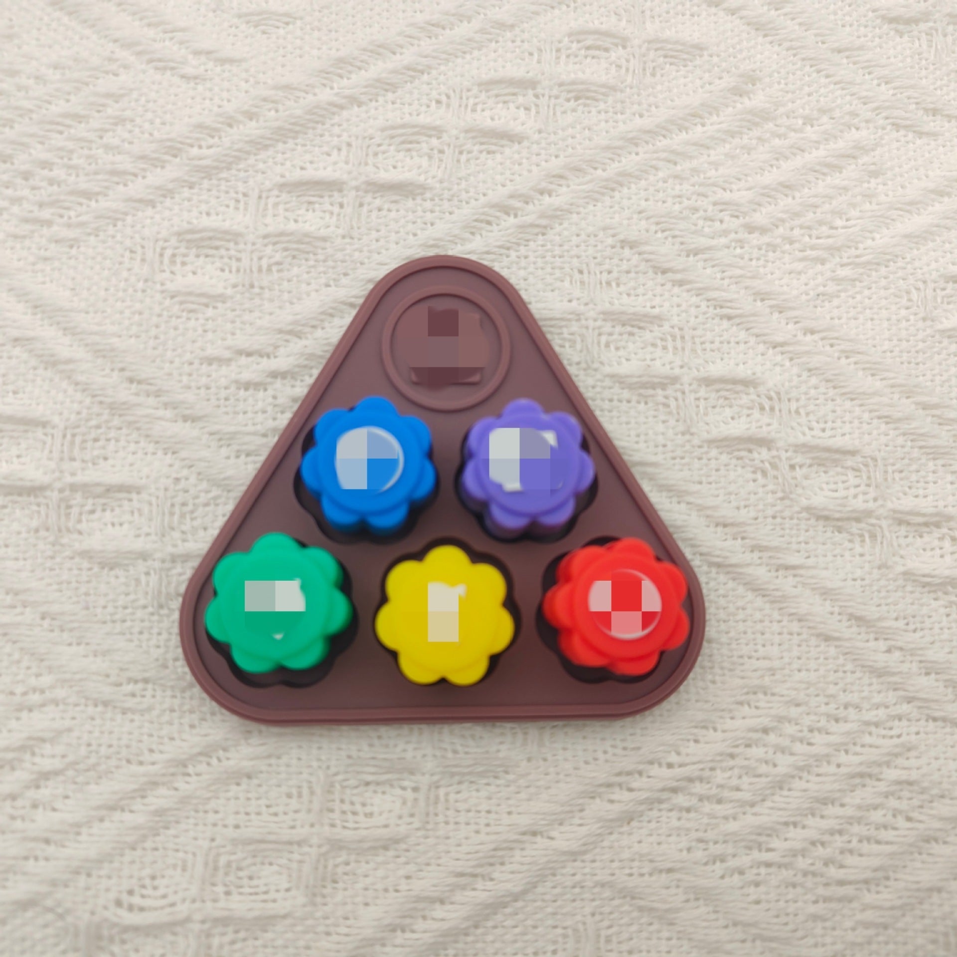 Traditional Korean Jacks Game Set - Hand-Stitched Fabric Weighted Stones for Stress Relief and Indoor Party Fun