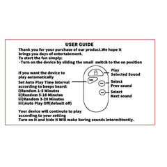 Hidden Cricket Chirp Prank - Ultra-Mini Remote Controlled Noise Maker - Annoying Sound Gag for Office, Home, and Car