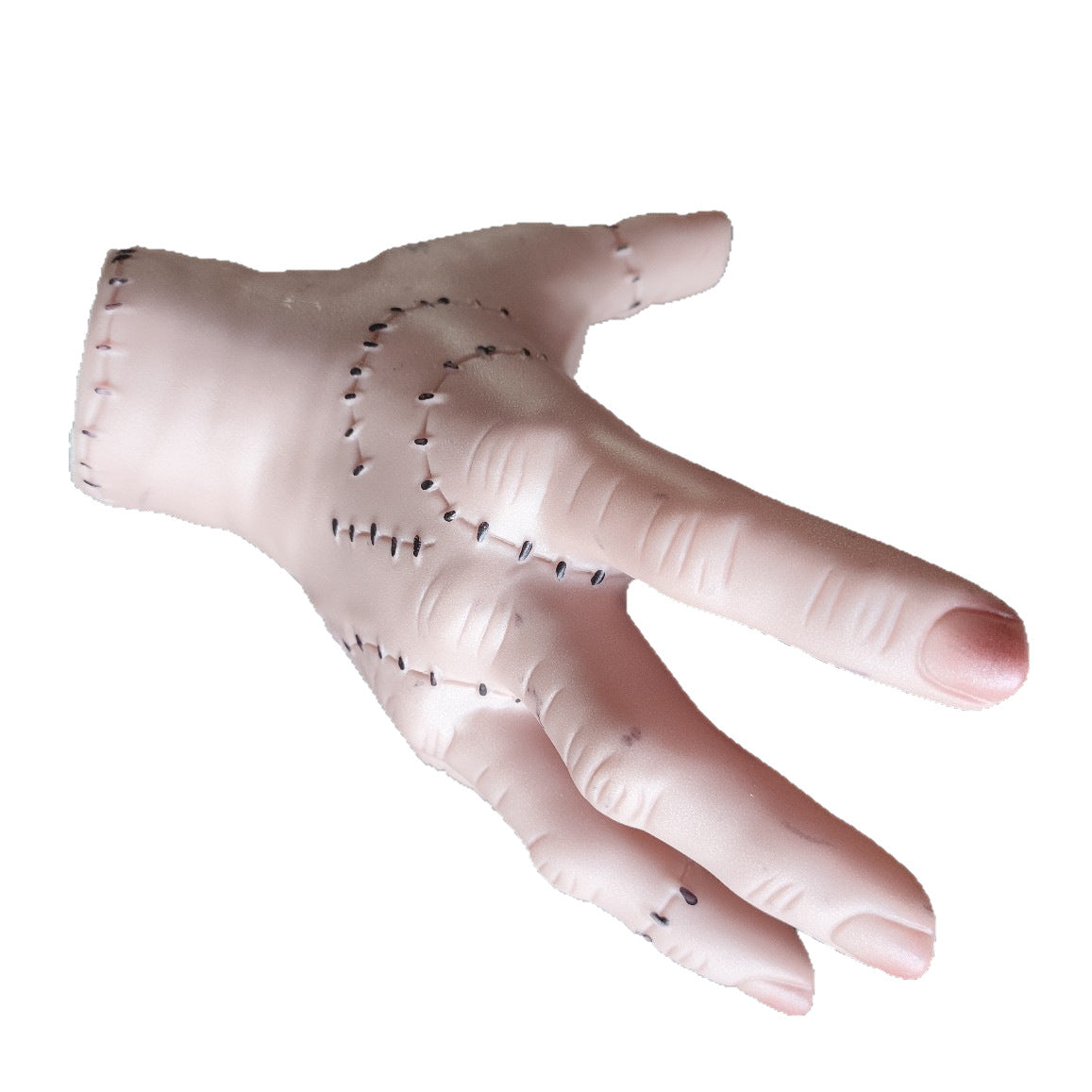 Realistic Scarred Severed Hand Prop - Gothic Horror Desktop Ornament and Cosplay Accessory for Halloween Haunted House Decor