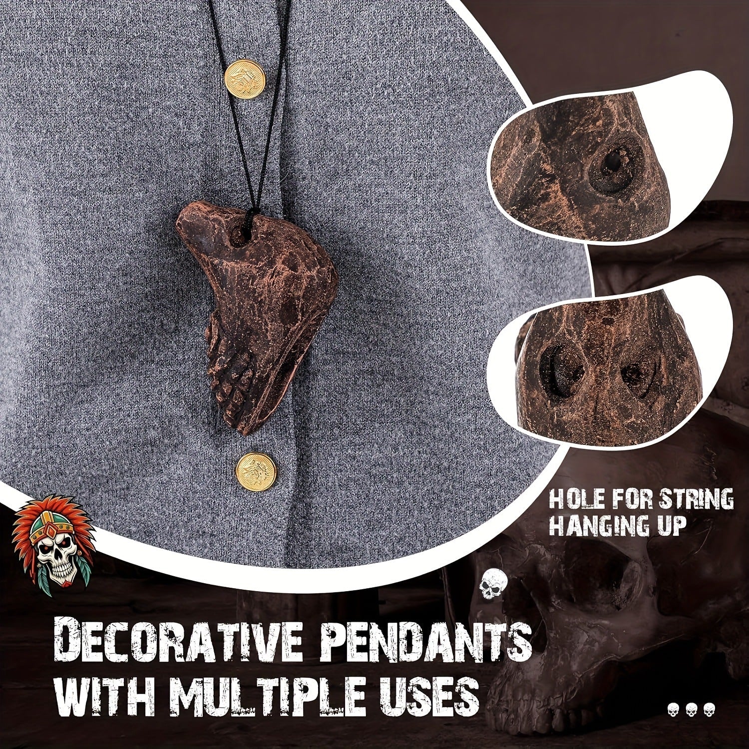 Authentic Aztec Death Whistle - Handcrafted Ceramic Scream Whistle for Cultural Collection, Pranks, and Unique Sound Therapy