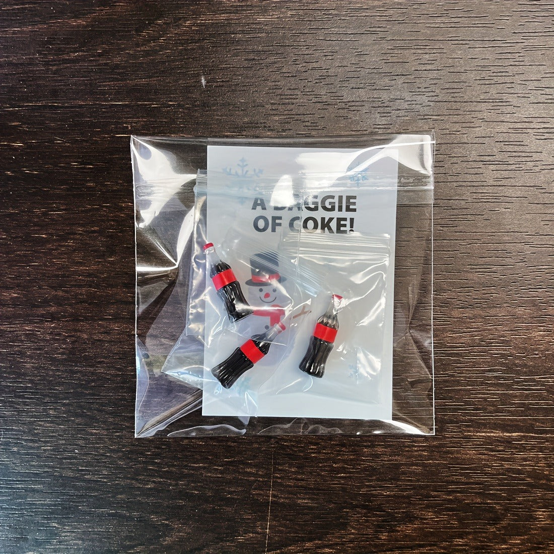 Realistic Miniature Soda Bottle Prank - Novelty Resin Keychain & Gag Gift for Party Favors and Stocking Stuffers