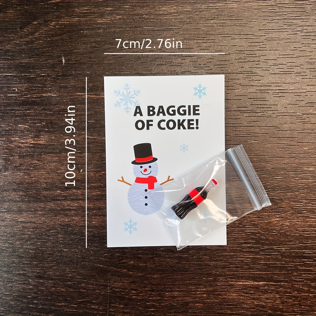 Realistic Miniature Soda Bottle Prank - Novelty Resin Keychain & Gag Gift for Party Favors and Stocking Stuffers