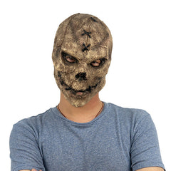 "Eternal Reaper" Skull Mask - Professional Realistic Latex Headgear for Halloween Ball Parties, Gothic Cosplay, and Haunted House Performance Props