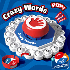 Rapid-Fire Alphabet Press Game - Fast-Paced Word Association Party Toy and Educational Family Board Game