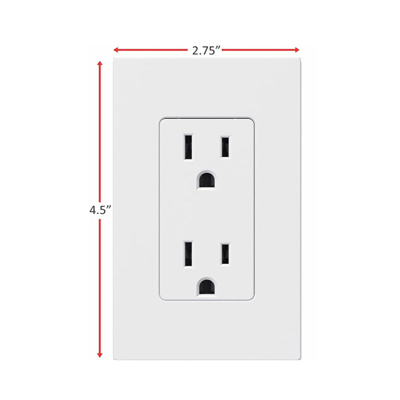 Realistic Fake Power Outlet Wall Decal - Hilarious Office Prank Sticker & Vinyl Wall Graphic for April Fools' Day