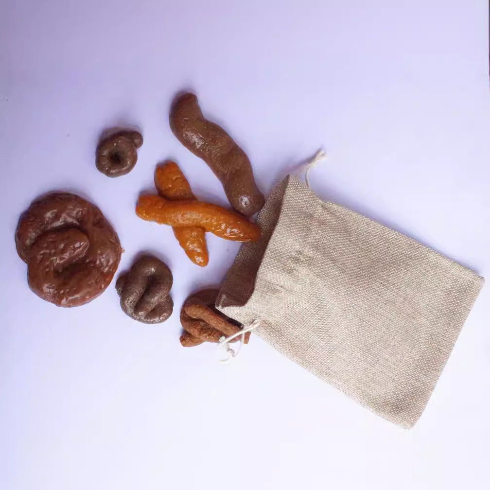 Realistic Prank Fake Poop Set - Soft Novelty Turd Toys for Funny Gags and Creative Party Jokes